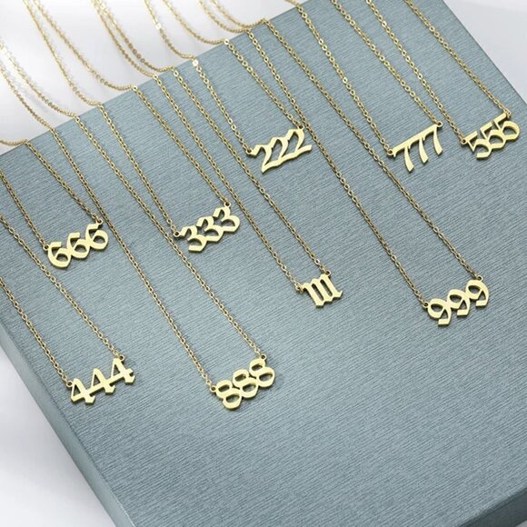 Angel Number 999 Release Stainless Steel Necklace - Picture 3 of 3